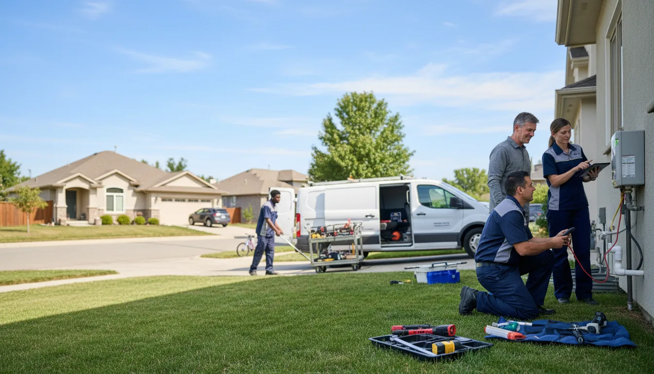 Tankless water heater service in Bedias, TX
